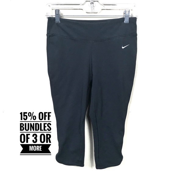 Nike dri fit black Capri leggings